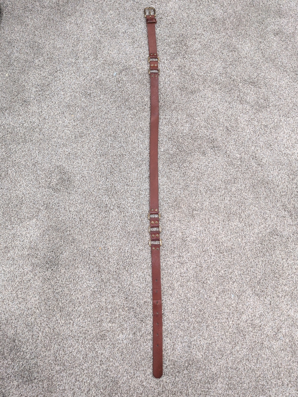 J.Crew Women's Italian Leather Belt Size M Brown Western Boho Equestrian Cinch - Picture 11 of 14